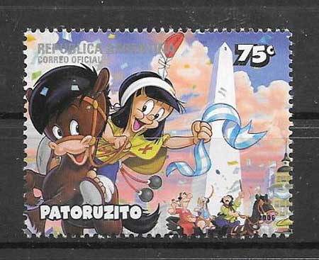 Argentina philately 2006 film - comic Patoruzito