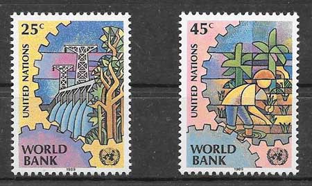 United Nations stamps collection World Bank