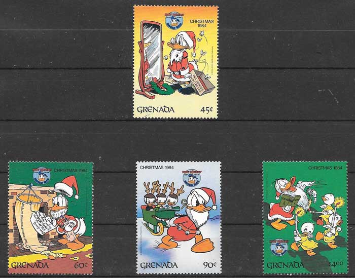 Disney Grenada stamps collection 1984 Christmas