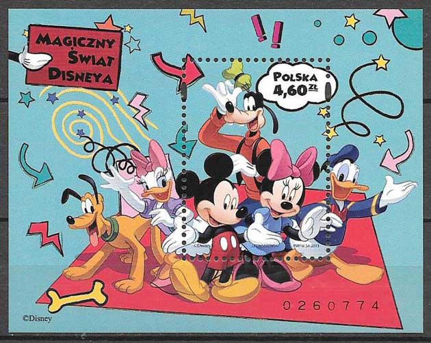 Stamp Collection The Magical World of Disney Poland 2013